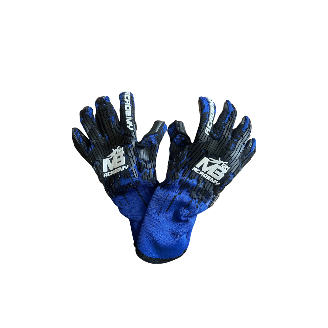 Blue/Black Gloves