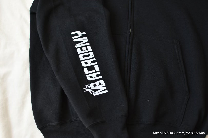 Adult Black Pullover Hoodie